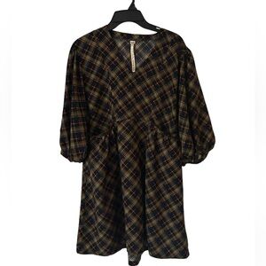 Uncle Frank, plaid dress, size XS